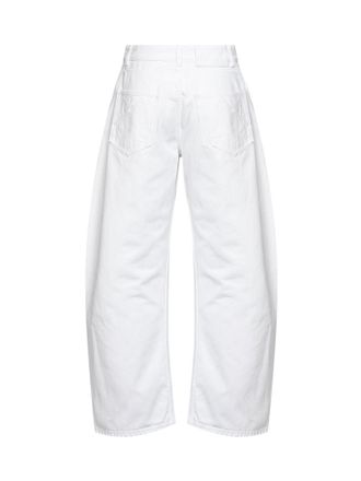 Alaia Womens Jeans Rodeo White Cotton Denim