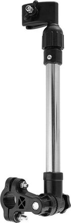 No Brand Soporte Ajustable Para Sombrilla De Bicicleta, Patinete Y Silla De Pesca - Gira 360&deg;, Abrazadera Universal, Acero Inoxidable Ligero