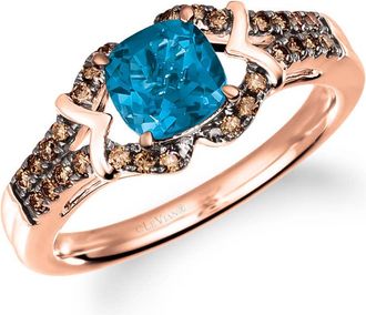Le Vian Ladies Tranquility Rings set in 14K Strawberry Gold