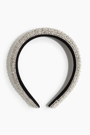 H&M Haarreif mit Strass - Silber