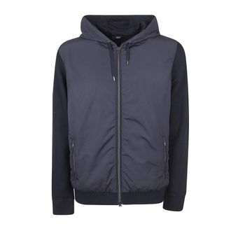 Herno Heren, Jassen, Blauw, Maat: M Katoen