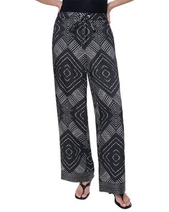 DKNY Printed Scarf Twill Pant