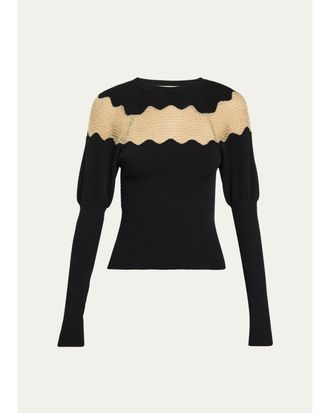 Ulla Johnson Mathilde Scallop Knit Sweater