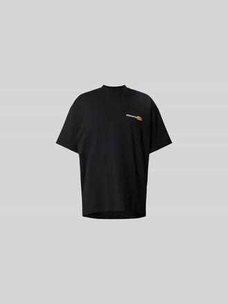 VETEMENTS T-Shirt mit Stehkragen in Black, Gr&ouml;&szlig;e XS