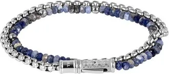 Thompson Blue Sodalite Double Wrap Bracelet at Nordstrom, Size Medium