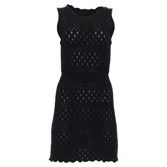 Maje Mini Dress in Black Cotton