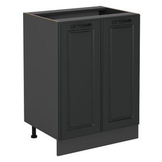 Vicco Mueble Bajo De Cocina R-line, Antracita Casa De Campo, 60 Cm Sin Encimera