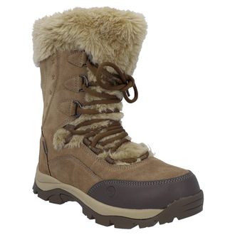 Hi-Tec Winterstiefel HI-TEC Moritz WP 200, Damen, Gr. 36, braun (lt braun), Leder, mehrfarbig, Schuhe Winterstiefel, Snowboots, Winterboots, Winterschuhe, mi