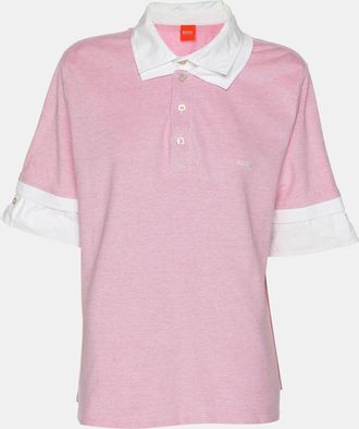 HUGO BOSS Boss By Hugo Boss Pink Cotton Tops XXL