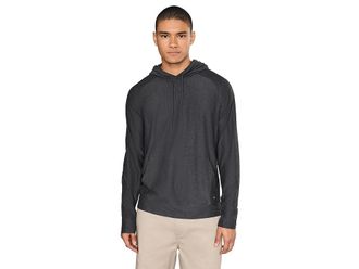 Prana Altitude Tracker LT Hoodie Mens Sweatshirt Black Heather : 2XL, Elastane/Polyester