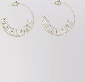 Alexander McQueen logo earrings