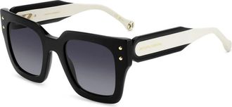 Carolina Herrera Zonnebril - Dames - Zonnebrillen - Zwart - 51 MM - Accessoires