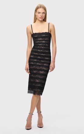 H&eacute;rve L&eacute;ger The Dara Dress in Black at Nordstrom, Size Xx-Small
