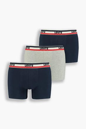 Levi's Boxer Levis Basic - Uomo - 2XL - Blu / Navy / Grey Melange