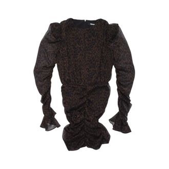 Rotate ROTATE Birger Christensen - Vestido Torenia - Dresses - Mujer - Marr&oacute;n - L