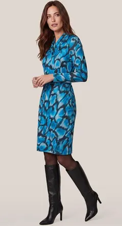 Mart Visser Robin Print Jurk Blauw / Multi