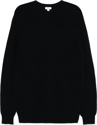 Sunspel wool jumper - Black