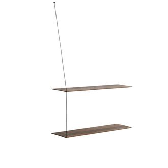 Woud Stedge Wandregal 80 cm, Eiche ger&auml;uchert