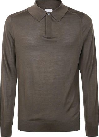 Paul Smith Mens Sweater Ls Polo