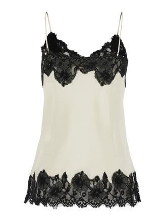 Gold Hawk Marilyn Bias Camie Blouse - White