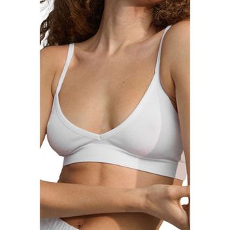 Lunya Seamless Bare Bralette in Sincere White at Nordstrom, Size X-Small