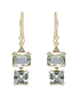 Tiramisu Vermeil 9.92 Ct. Tw. Gemstone Earrings