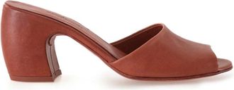 Cortana Juno Brandy Moon Sandalen - Dames - Muiltjes - Bruin - 41 1/2 EU - Leer - Schoenen