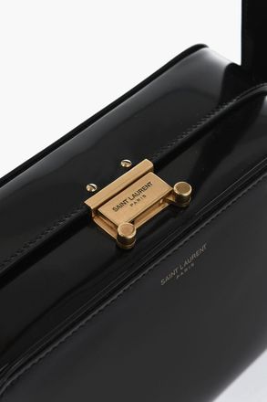 Saint Laurent Brushed Leather Shoulder Bag Saint Laurent