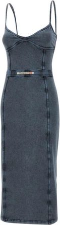 Diesel D-ony Dress - Dames - Casual kleedjes - Blauw - S - Katoen - Kleedjes