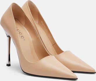 Gucci Bombshell leather pumps