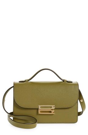 Victoria Beckham The Mini Dorian Leather Shoulder Bag in Cactus Green at Nordstrom
