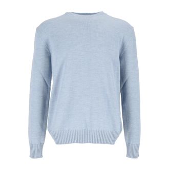 Ballantyne Maglione a tinta unita - - Knitwear - Uomo - Blu - 2XL