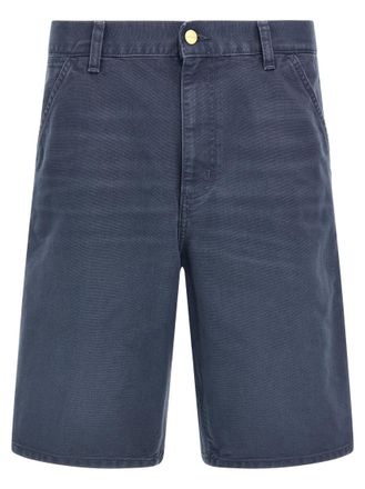 Carhartt Work in Progress Blue Single knee bermuda shorts