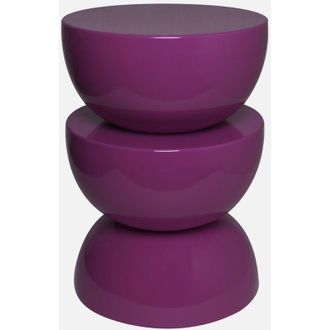 Sweeek Tavolino in metallo effetto glassy, 46,5cm