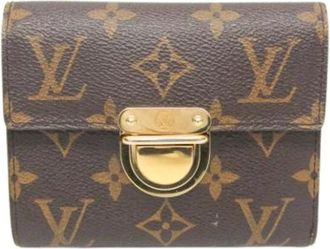 Louis Vuitton Pre-owned Wallets, female, Brown, Size: ONE SIZE Pre-owned Vintage Canvas Wallet