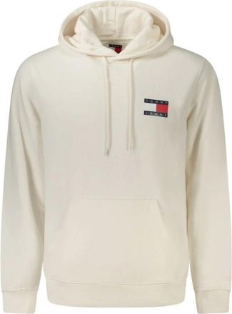 Tommy Hilfiger Witte Katoenen Heren Sweater Hoodie - Heren - Hoodies - Wit - XL - Katoen - Hoodies & sweatvesten