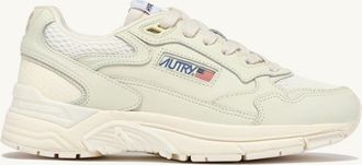 Autry SNEAKERS HYPERWAY IN MESH E PELLE NAPPA WHISPER WHITE