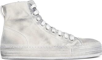 Ann Demeulemeester Raven High-Top Sneakers