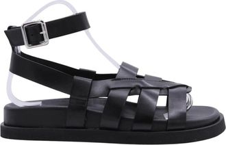 Guglielmo Rotta Schoenen, Dames, Zwart, 38 EU, Stijlvolle Sandaal voor Mannen