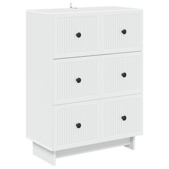 vidaXL Cajonera 66 X 34,5 X 90 Cm Madera De Ingenier&iacute;a Vidaxl