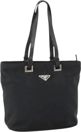 Prada Pre-owned Tote Bags, female, Black, Size: ONE SIZE Pre-owned Vintage Tote Bag