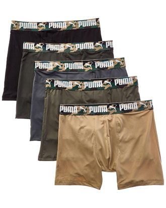 Puma Puma Set Of 5 Camo Waistband Boxer Brief