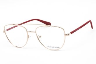 Calvin Klein Jeans CKJ19308 Metal Aviator Eyeglasses - Rose gold