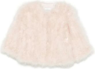 Yves Salomon Dames, Jassen, Roze, Maat: 2XS Zijde