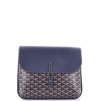 Goyard Coursier Messenger Bag Coated Canvas and Leather