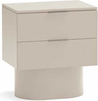 Teulat Design Beistell- und Nachttisch Totem, 50 x 56 cm - Sand