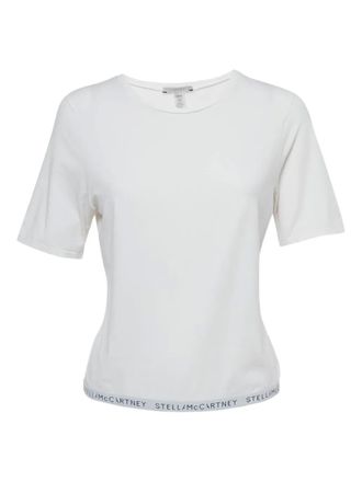 Stella McCartney logo-band white T-shirt