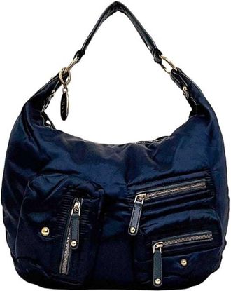 Tod's Tods Nylon Leather Shoulder Bag (Pre-Owned)