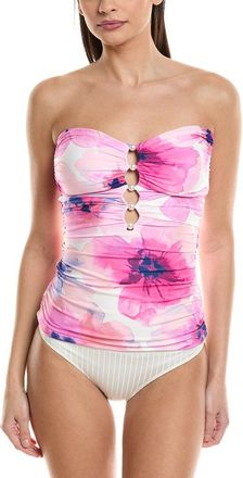 Carmen Marc Valvo Shirred Tankini