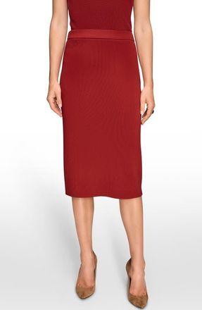 DKNY Stretch Knit Pencil Skirt in Metropolitan Red at Nordstrom, Size Large